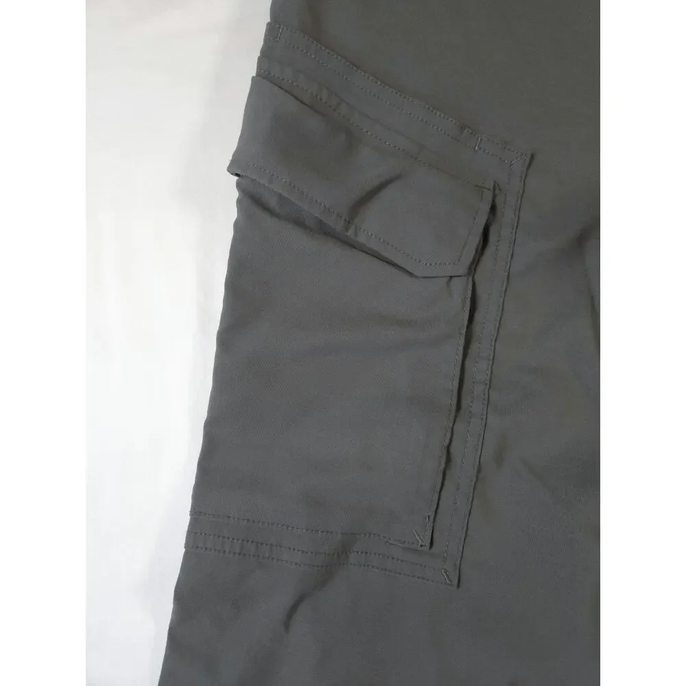 Duluth Trading Co Cargo Pants Mens 34x34 Gunmetal Grey Lightweight Active